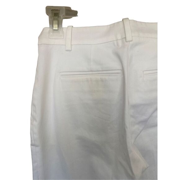Pinko Womens White Slim Fit Classic Tapered Trousers Dress Pants Size 38 - Picture 14 of 14
